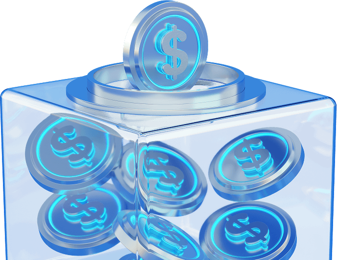 Money glass picture
