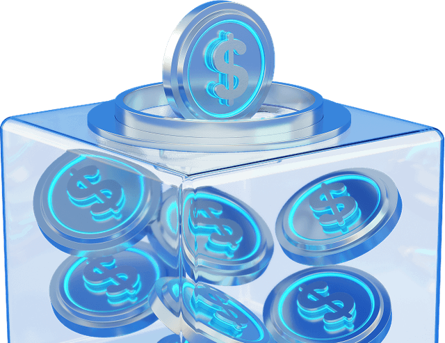 Money glass picture